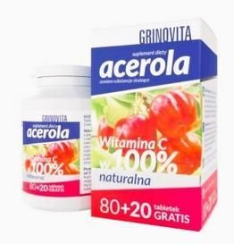 Acerola GRINOVITA 100 tabletek