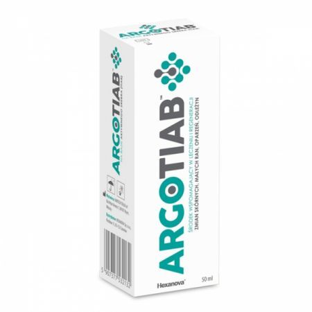 Argotiab 2% Krem wspomagający gojenie ran, odleżyn, odparzeń 50 ml