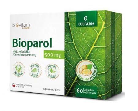 Biovitum Bioparol olej z wiesiołka, 60 kaps.