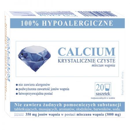 Calcium Krystalicznie Czyste, 20 saszetek