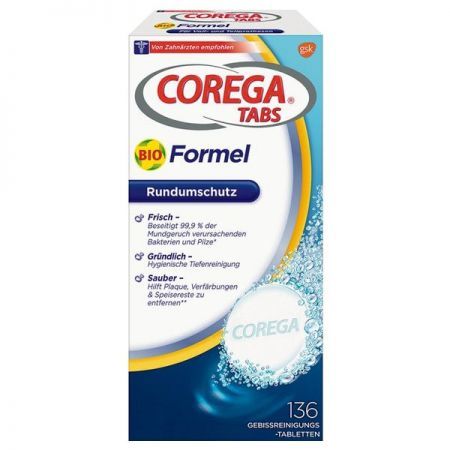 Corega Tabs Bio Formula 136tabl