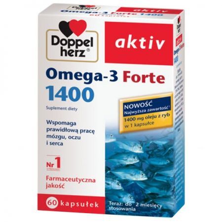 Doppelherz Aktiv Omega-3 Forte 1400 60 kapsułek