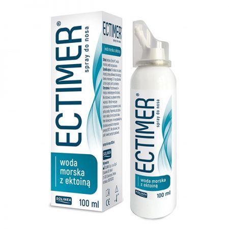 Ectimer, spray do nosa z wodą morską i ektoiną, 100ml