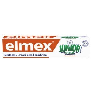ELMEX Junior, pasta do zębów z aminofluorkiem, 6-12 lat, 75ml