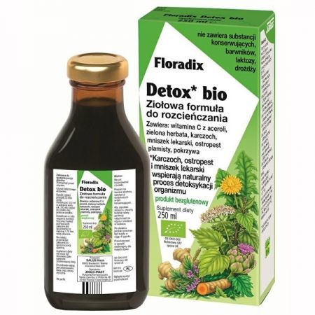 Floradix Detox Bio do rozcieńczania, 250 ml