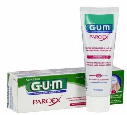 GUM Pasta do zębów PAROEX 0,12% CHX 75ml