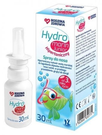Hydromarin Junior Hipertoniczny spray do nosa 30 ml Rodzina Zdrowia