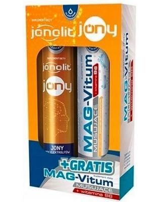 Jonolit Jony 20 tabletek musujących  + GRATIS Mag-Vitum B6 - 20 tabletek musujących