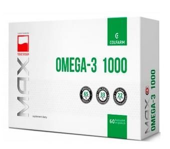 MAX OMEGA -3 1000 60 kapsułek