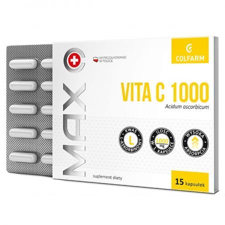 MAX VITA C 1000 15 kaps.