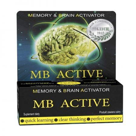 MB Active, Memory and Brain activator, 20 tabl.