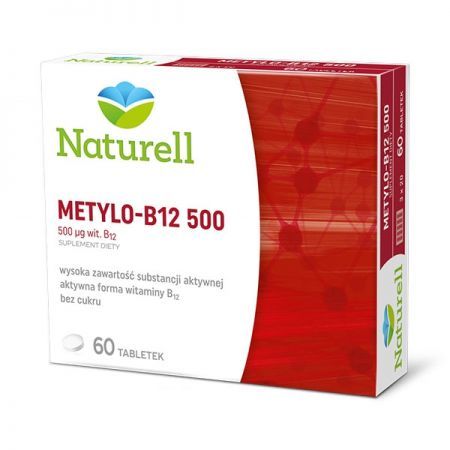 NATURELL Metylo-B12 500 mcg 60 tabletek
