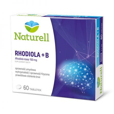 NATURELL Rhodiola + B 60 tabl.