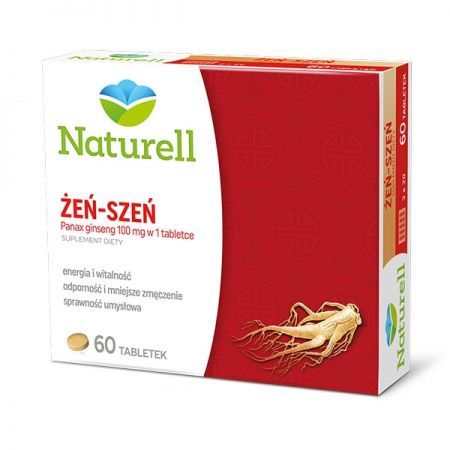 NATURELL Żeń-szeń 100 mg 60 tabletek